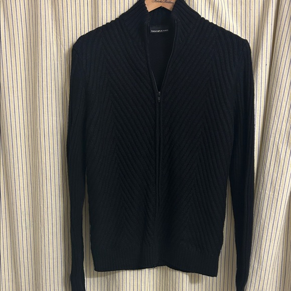 Dkny Other - DKNY Men's Dark Zip-Up Sweater